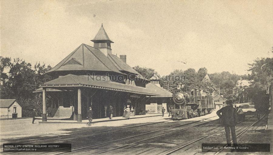 Postcard: Ballston Spa, New York - Delaware & Hudson Station